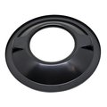 Hands On 16 in. Steel Dominator Air Cleaner Base- Black for Chevy; Ford & Mopar HA1320676